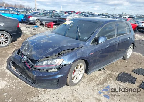 2015 Volkswagen Golf Gti 2.0T Autobahn 4-Door z USA, uszkodzony, nr VIN 3VW4T7AU8FM072280